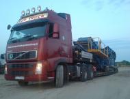 transport  przesiewacza